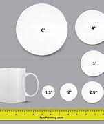 Image result for Circle Sticker Sizes