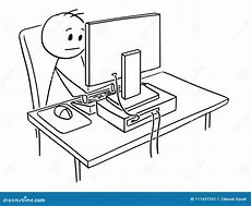 Image result for Office Desktop Computer Cartoon