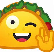 Image result for Taco Emoji Transparent Background