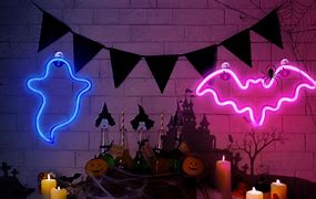 Image result for Halloween Window Bat Lights Plug In