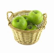 Image result for Small Apple Basket Isolated