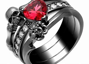 Image result for Gothic Engagement Rings