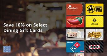 Image result for Restaurant Gift Cards