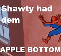Image result for Apple Bottom Jeans Spider-Man Meme