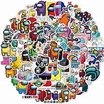 Image result for Aesthetic Among Us Stickers