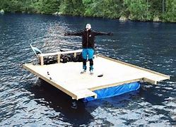 Image result for Floating Wooden Raft