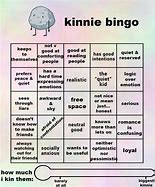 Image result for Kinnie Bingo Board