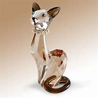 Image result for Swarovski Crystal Cat Figurine