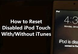 Image result for Disabled iPod Touch Reset