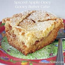 Image result for Apple Ooey Gooey Butter Cake