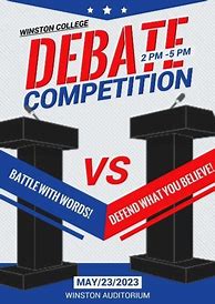 Image result for Debate Competition Poster