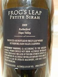 Image result for Frog's Leap Petite Sirah