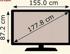 Image result for Ukuran TV 70 Inch