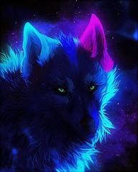 Image result for Neon Galaxy Wolves