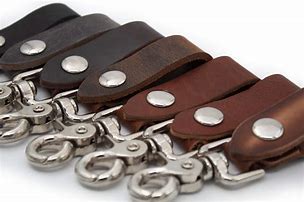 Image result for Key Chain with Leather Pers