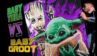 Image result for Groot Mashup Baby Yoda