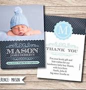 Image result for Baby Announcement and Thank You Cards