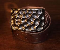 Image result for Hand-Forged Buckle and Belt