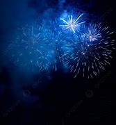 Image result for Blue Fireworks Black Background