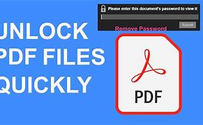 Image result for Unlock PDF Password