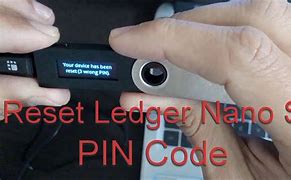Image result for Forgot Ledger Pin