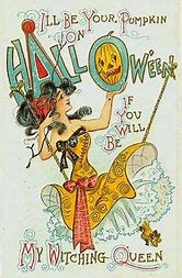 Image result for Victorian Halloween Cards