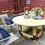 Image result for Build Outdoor Round Table