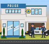 Image result for Cartoon Police Building