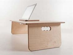 Image result for Wooden Adjustable Laptop Cart