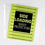 Image result for Side Load Sheet Protectors