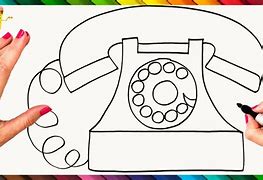Image result for Telephone Drawing for Kids