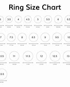 Image result for Ring Size Chart Letters