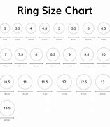 Image result for Printable Ring Size Chart Inches