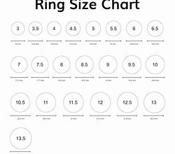Image result for Ring Measurement Chart Printable