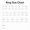 Image result for Accurate Ring Size Chart in Cm