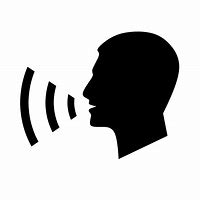 Image result for White Background Voice Control Icon