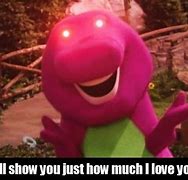 Image result for Barney the Dinosaur Dark Memes