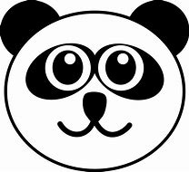 Image result for Cute Panda Head Clip Art