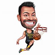 Image result for Caricature Basketball Player