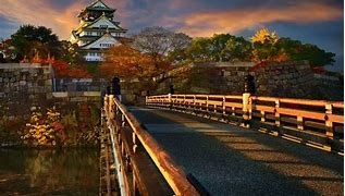 Image result for Osaka Castle Background