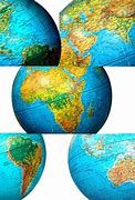 Image result for World Globe Continents