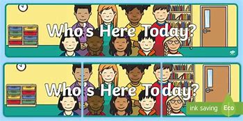 Image result for Who's Here Today Chart