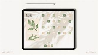 Image result for Aesthetic iPad Home Screen