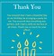 Image result for Thank You Notes for 50th Birthday Party