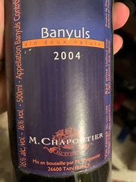 Image result for M Chapoutier Banyuls Vin Doux Naturel