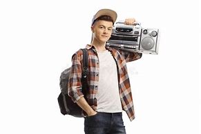 Image result for Boombox On Shoulder Pic