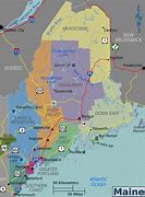 Image result for Maine in USA Map