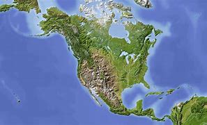 Image result for Relief Map of North America