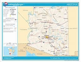 Image result for Map of Arizona Rivers