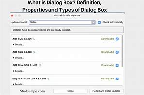 Image result for What Is a Dialog Box